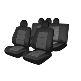 huse scaune auto compatibile MERCEDES Clasa C W204 2007-2014 - (UMB2) Culoare: negru