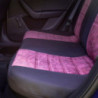 Huse scaune auto SEAT Ibiza III 2002-2008 - Diamond - Culoare: negru + mov