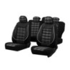 Huse scaune auto CHEVROLET Aveo I (T200/T250) 2002-2012 - Sport - Culoare: negru + gri