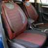 Huse auto SUZUKI Vitara IV 2015-prezent (5 usi) - City - Culoare: negru + rosu
