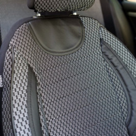 Set huse scaune auto compatibile AUDI A4 B5 1994-2001 - City - Culoare: negru + gri