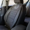 Set huse scaune auto compatibile FORD Fiesta V 2002-2008 - City - Culoare: negru + gri
