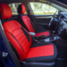 Huse scaune auto compatibile SKODA Octavia II 2004-2013 - Urban - Culoare: negru + rosu