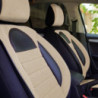 Set huse scaune auto compatibile SEAT Leon II 2005-2012 - Racing - Culoare: negru + bej