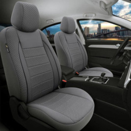 Set huse scaune auto compatibile LAND ROVER Freelander II 2006-2014 (4 usi) - Elegance - Culoare: gri