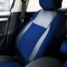 Set huse scaune auto compatibile SEAT Ibiza III 2002-2008 - Elegance - Culoare: negru + albastru