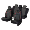 Huse auto MERCEDES Clasa C W204 2008-2015 - Dynamic - Culoare: negru + rosu
