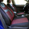 Huse scaune auto compatibile SKODA Superb II 2008-2015 - Dynamic - Culoare: negru + rosu