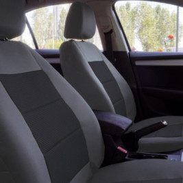 Set huse scaune auto compatibile SUZUKI Grand Vitara 1998-2005 (5 usi) - Premium Lux - (UMB2) Culoare: negru + gri