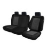 Set huse scaune auto fata (2+1) RENAULT Trafic II 2000-2014 - autoutilitare - Standard Line - Culoare: negru