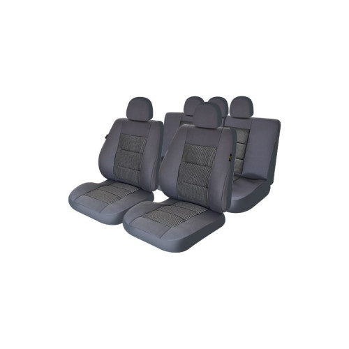 Set huse scaune auto compatibile OPEL Corsa C 2000-2007 - Premium Lux - Culoare: gri