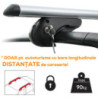 Set bare portbagaj PEUGEOT 307 2001-2008 Combi - 120 cm - Aluminiu