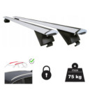 Set bare transversale FIAT 500X 2014-prezent Crossover (5 usi) - 120 cm - Aluminiu