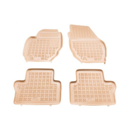 Covorase auto VOLVO XC70 II 2008-2016 - TPE - tip tavita - bej - REZAW PLAST