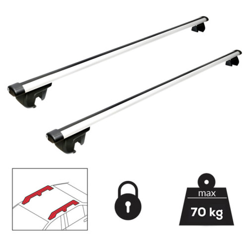 Set bare transversale PEUGEOT 308 I 2007-2013 Combi - 120 cm - Aluminiu