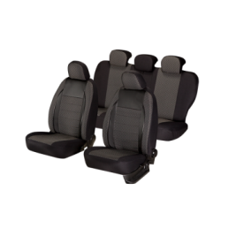 huse scaune auto compatibile FORD Fiesta V 2002-2008 - Culoare: negru