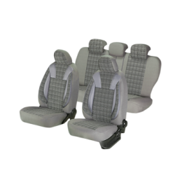 huse scaune auto compatibile SKODA Fabia II 2007-2014 - Culoare: gri